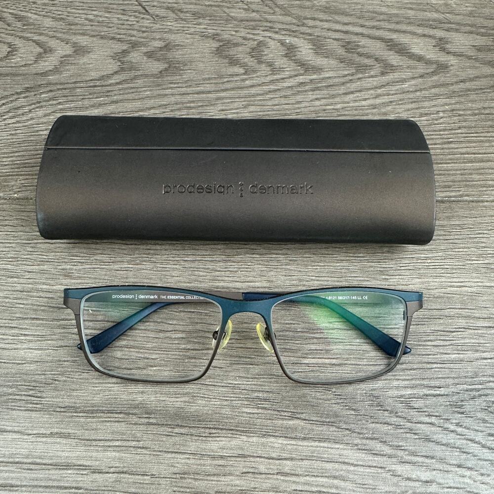 Prodesign Denmark Eyeglasses Glasses Frames 1421 c.9121 56-17-145 LL w/ Case